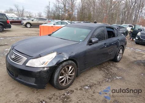 2008 Infiniti G35 Journey z USA, uszkodzony, nr VIN JNKBV61E08M212049